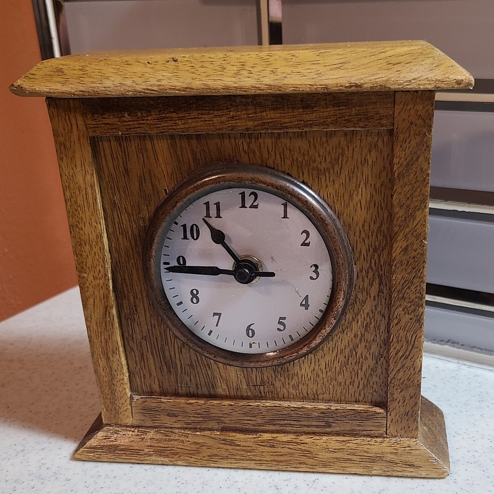 Wooden Clock Collectible for sale
